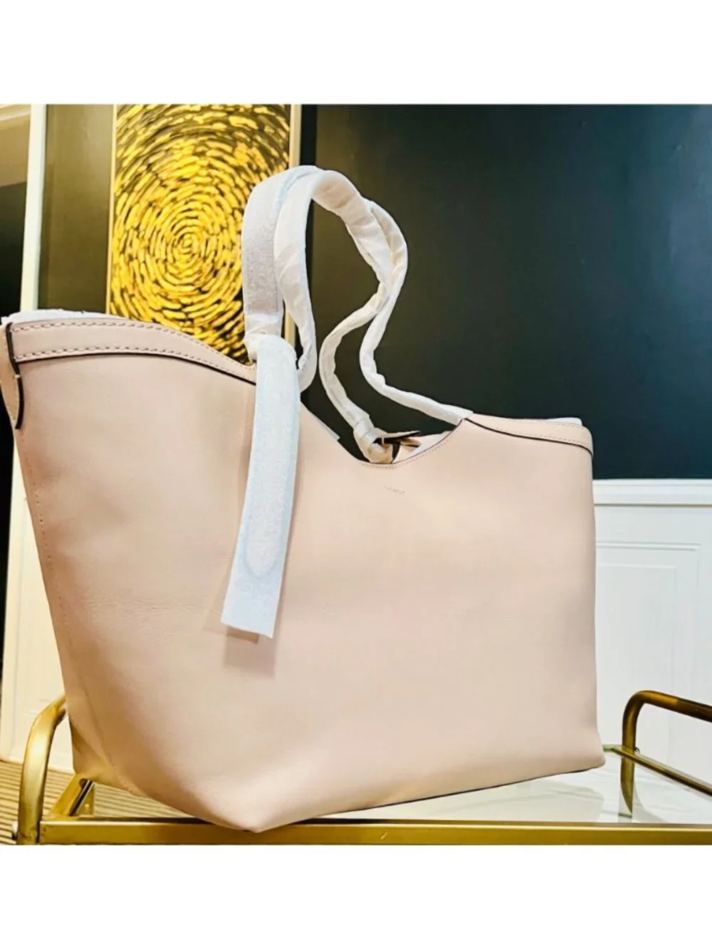 Auth COACH Gramercy Tote Shoulder Bag in Cream